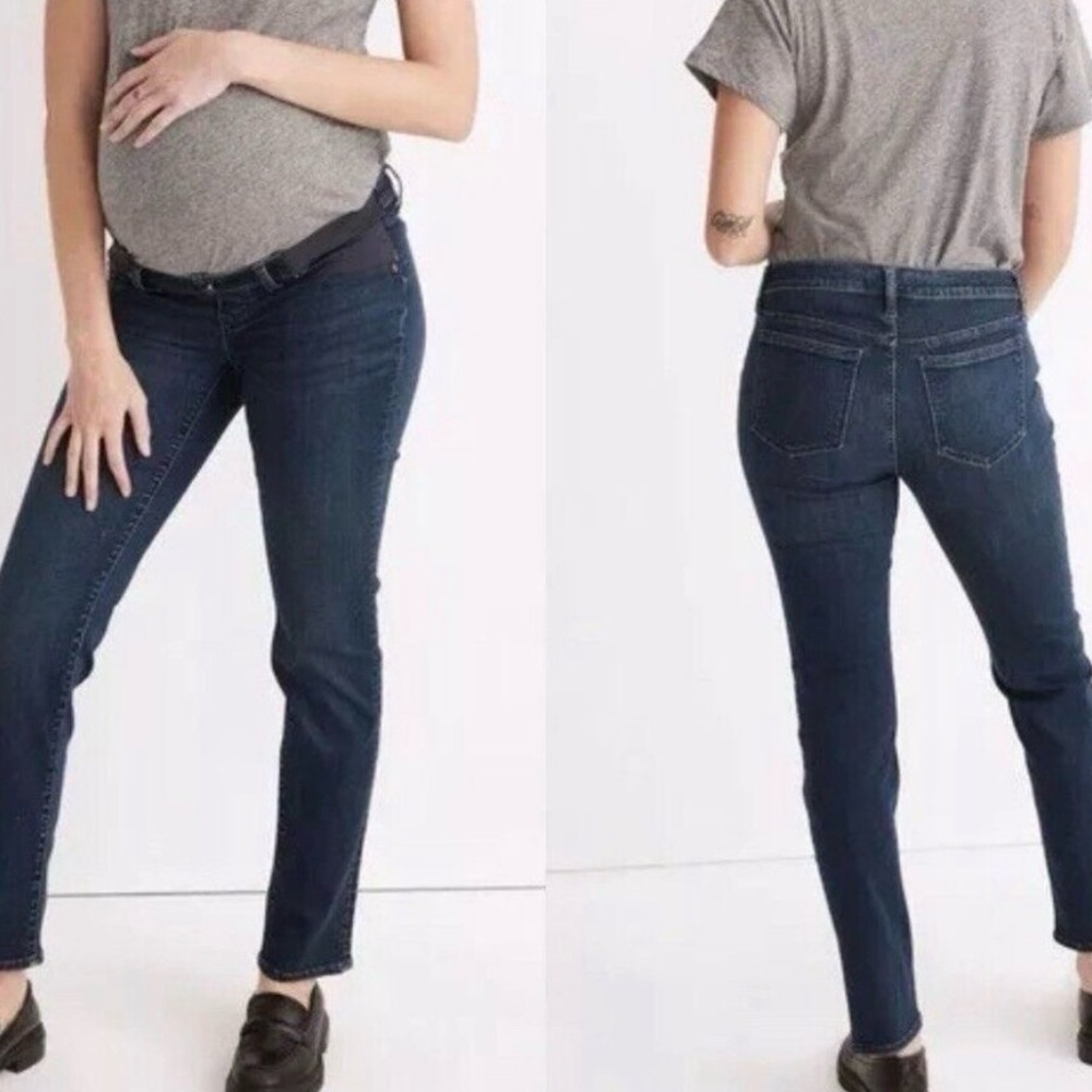 MADEWELL maternity stovepipe jeans